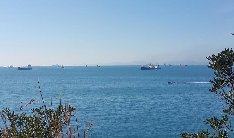 A nice view of Busan beach, South Korea.