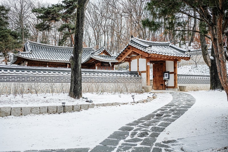 korea winter travel