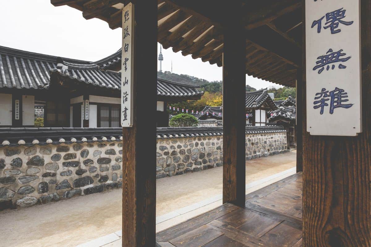 Old hanok house, South Korea.