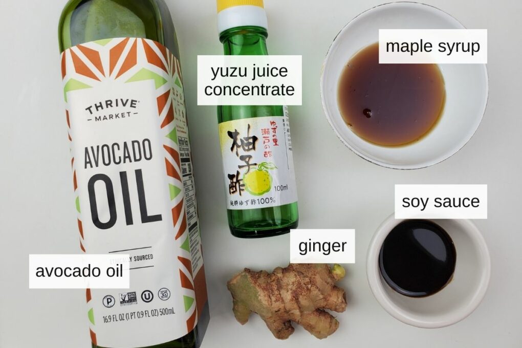 ginger yuzu salad dressing recipe ingredients