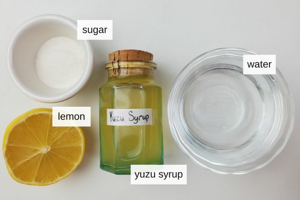 yuzu lemonade recipe ingredients