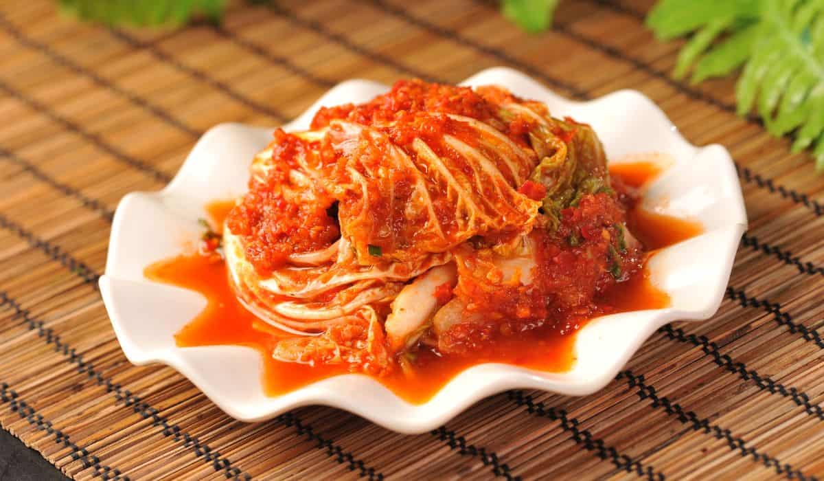 A nice kimchi serving.