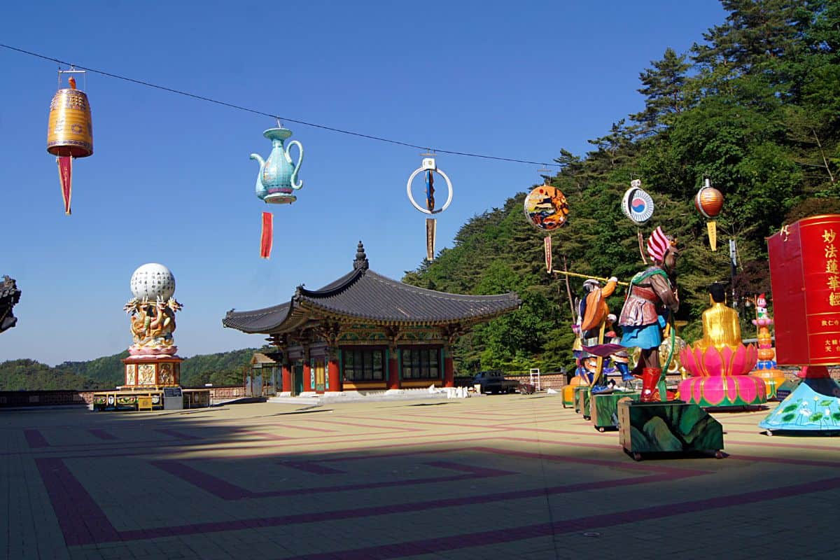 Guinsa temple in Danyang, South Korea.