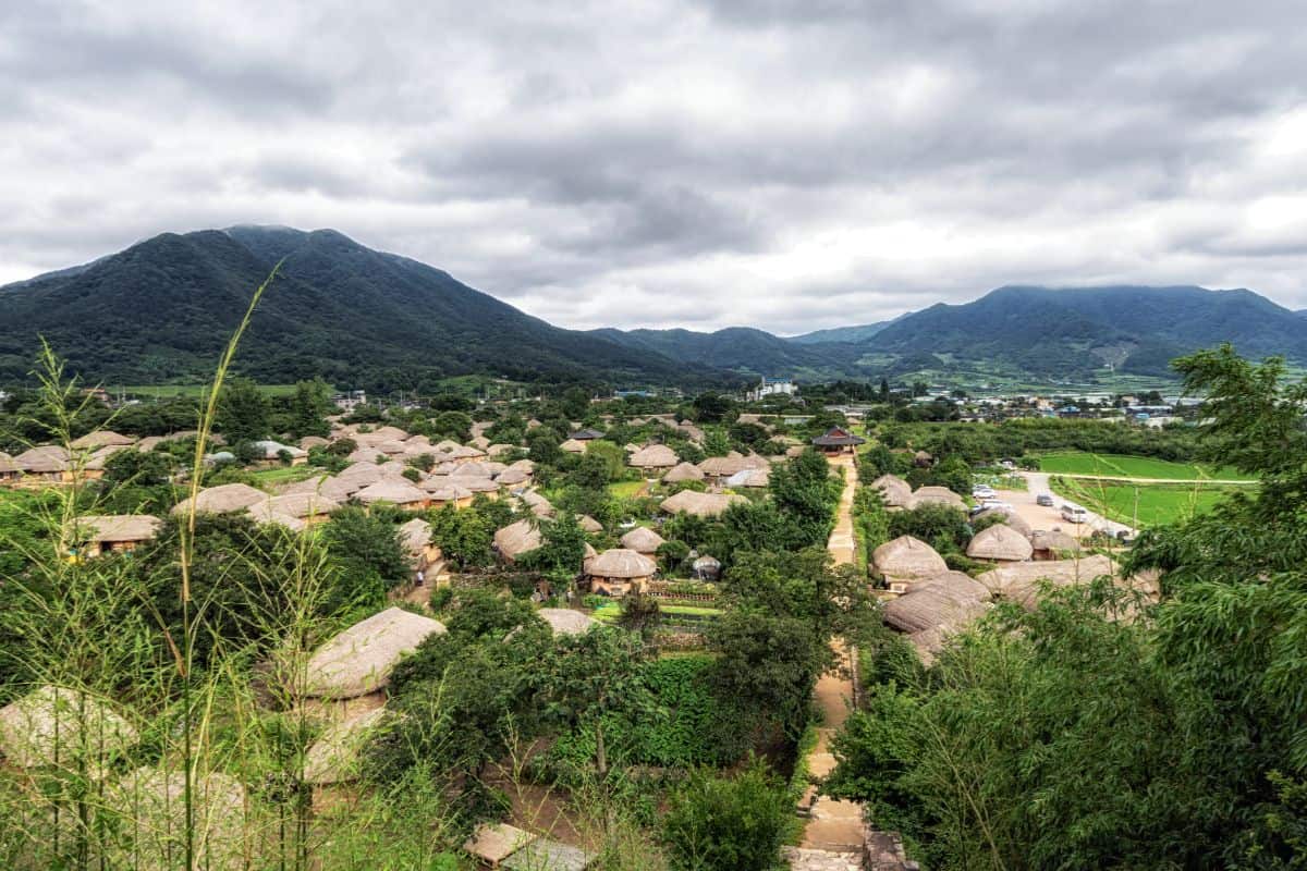 Naganeupseong Folk Village in South Korea.