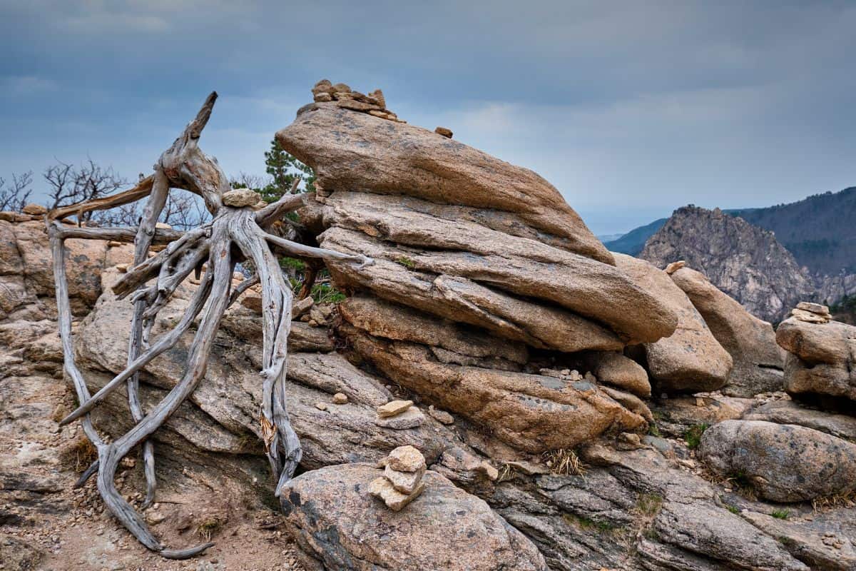 Rocks and Stones in Seoraksan National Park, South Korea.