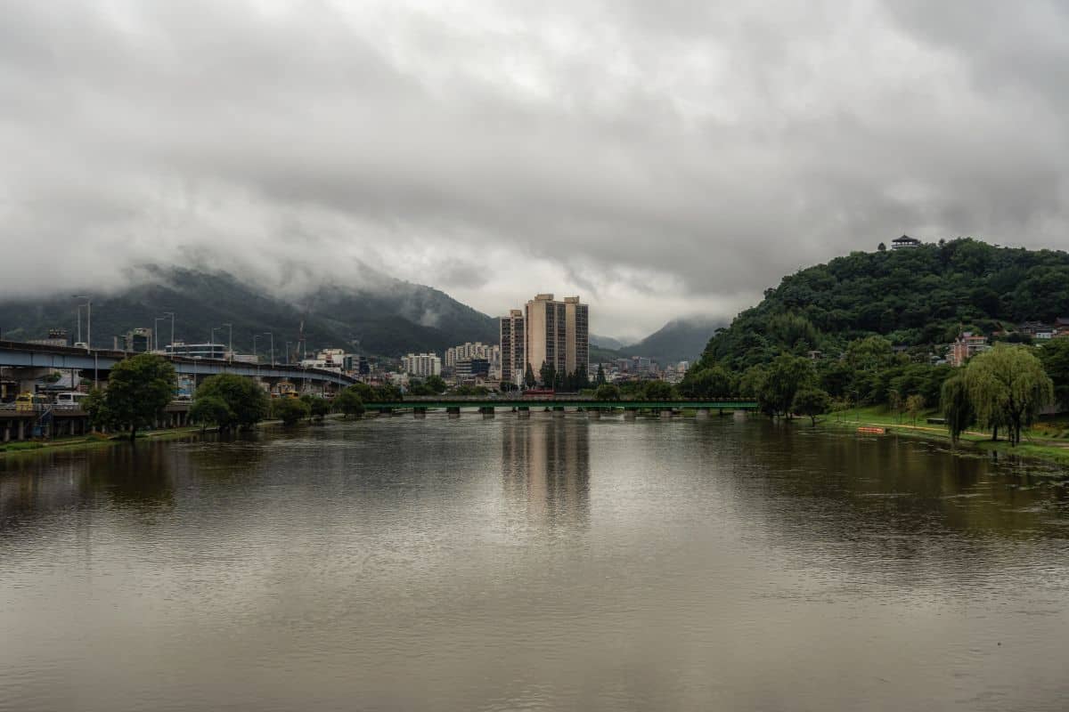 Suncheon Dongcheon River, South Korea.