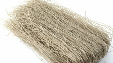 Dried dangmyeon noodles.