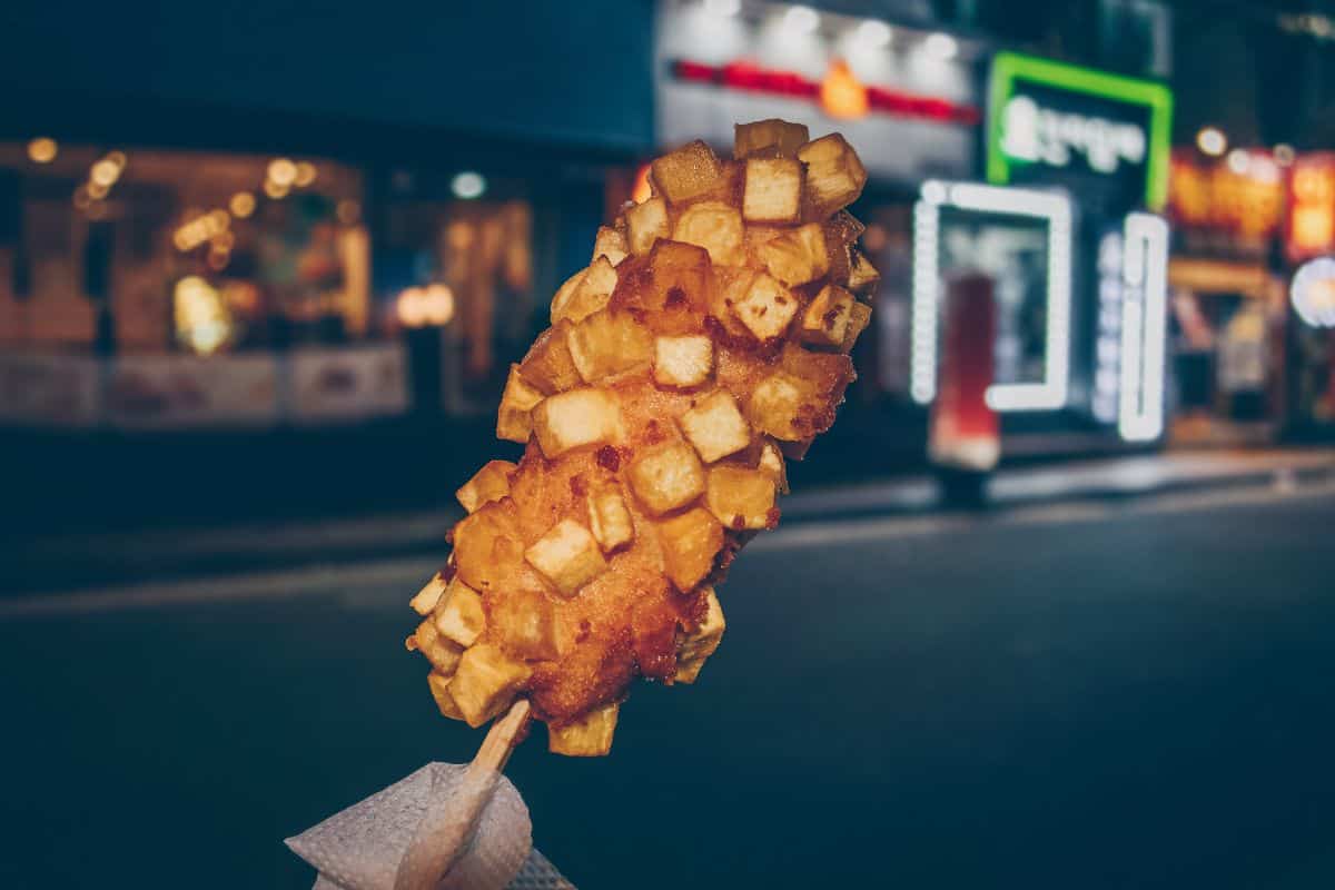 Korean corn dog.