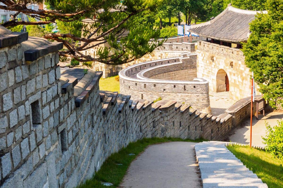 Suwon Hwaseong Fortress.