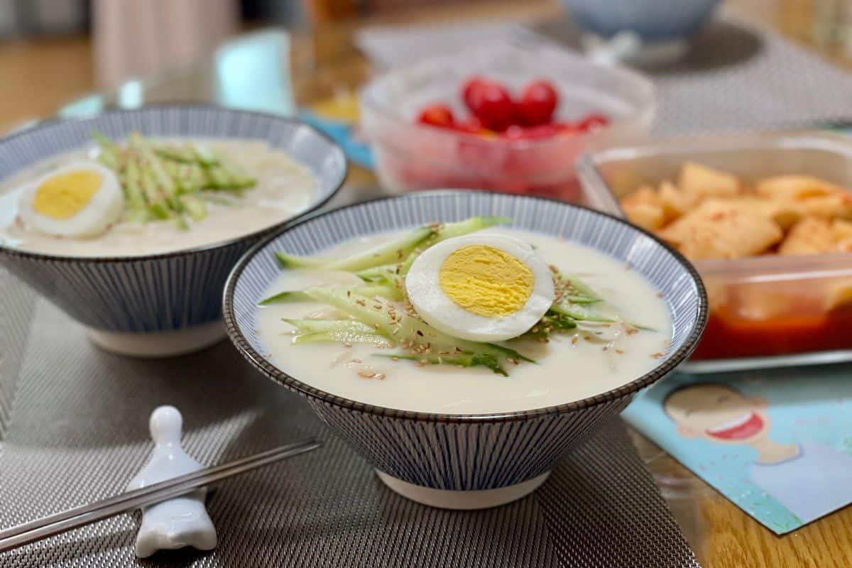 Bowls of Kongguksu.