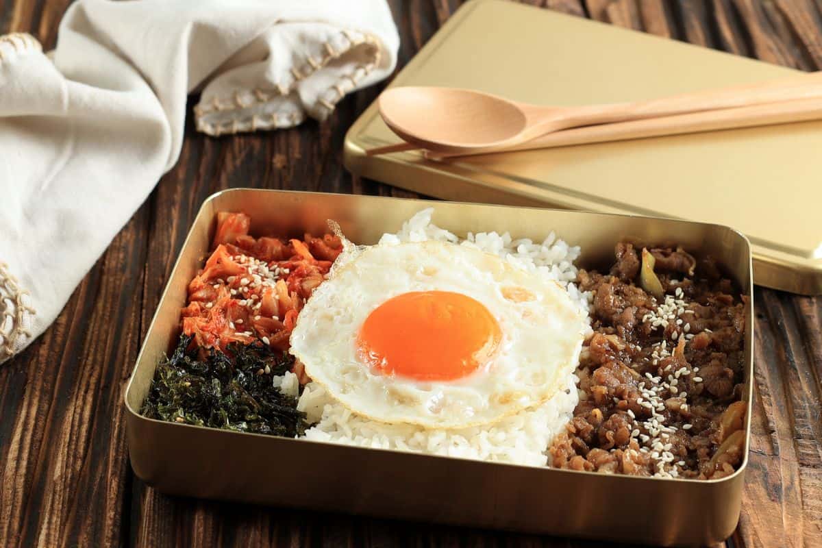 Bulgogi in a lunchbox.