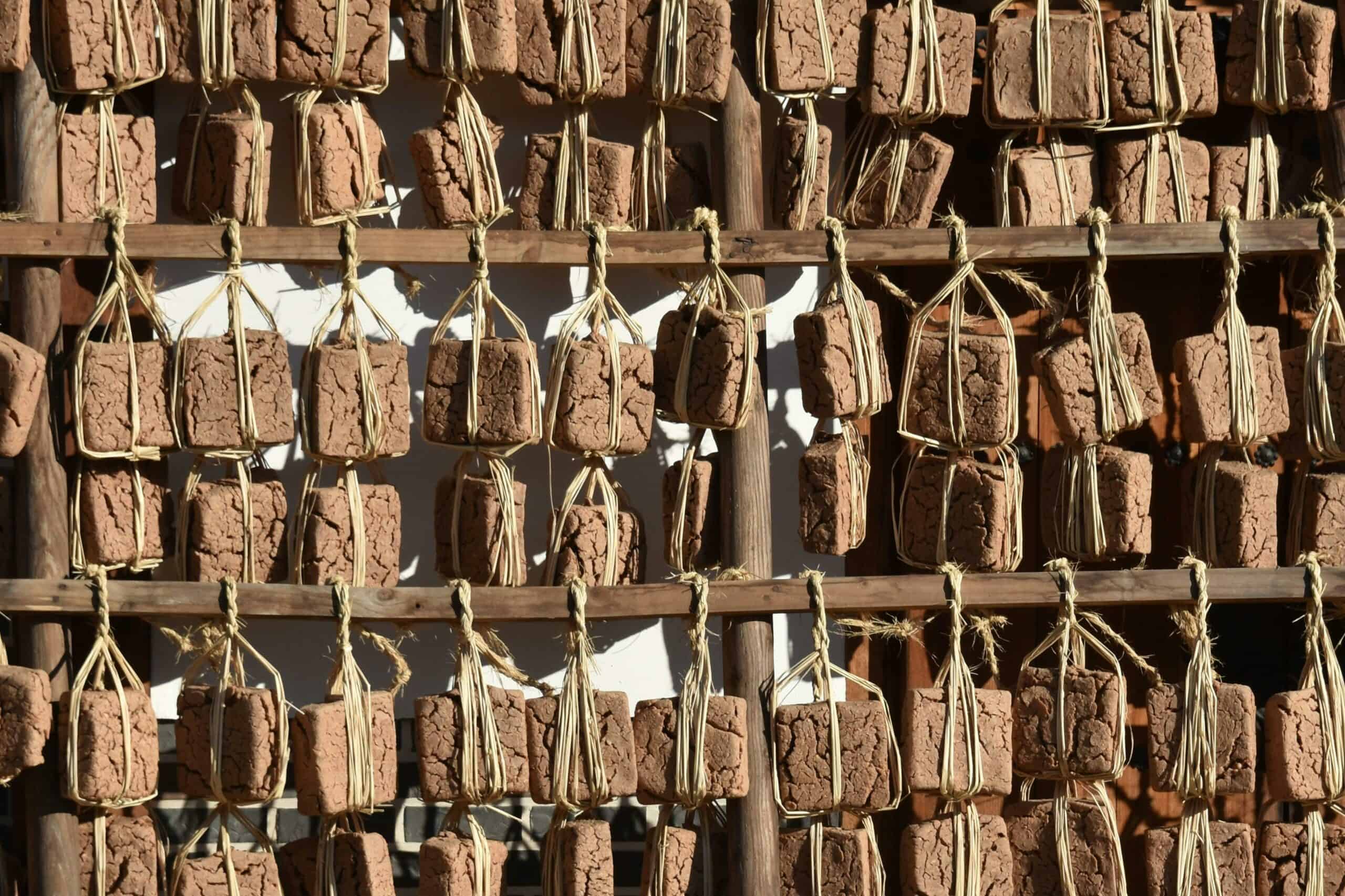 Meju blocks.