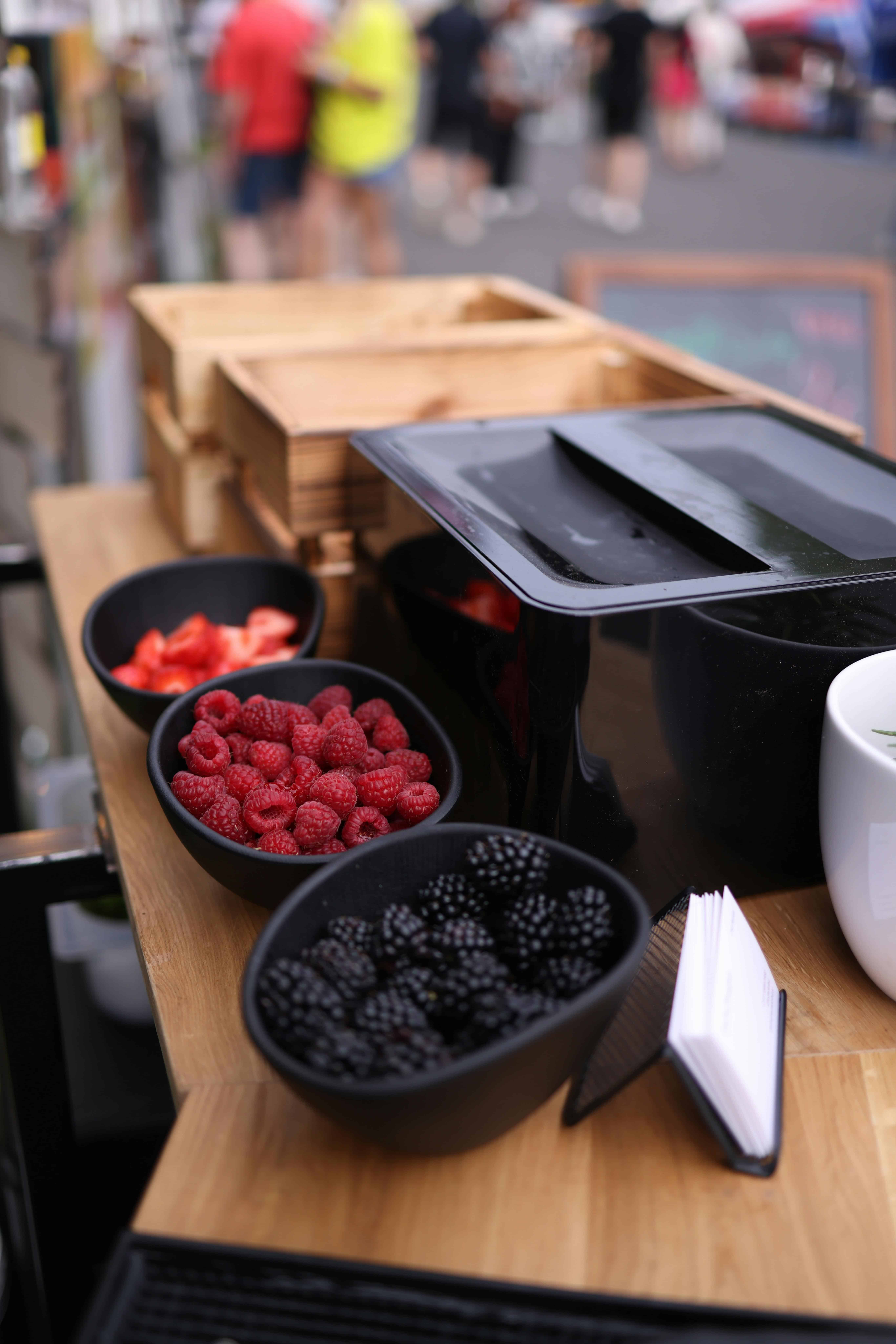 Korean mountain raspberries.