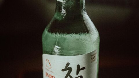 A bottle of Jinro soju.