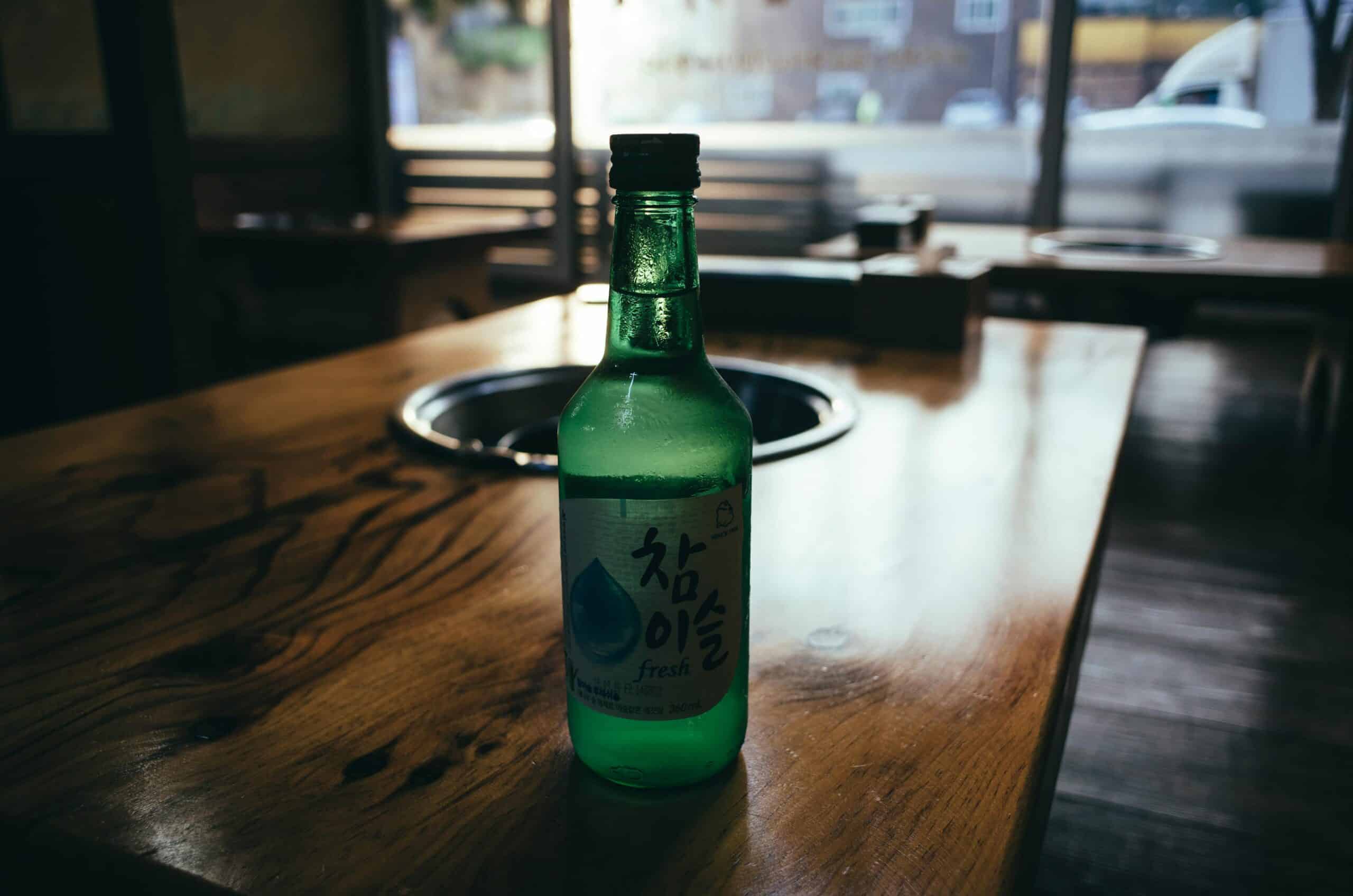 Plain soju in a bottle.