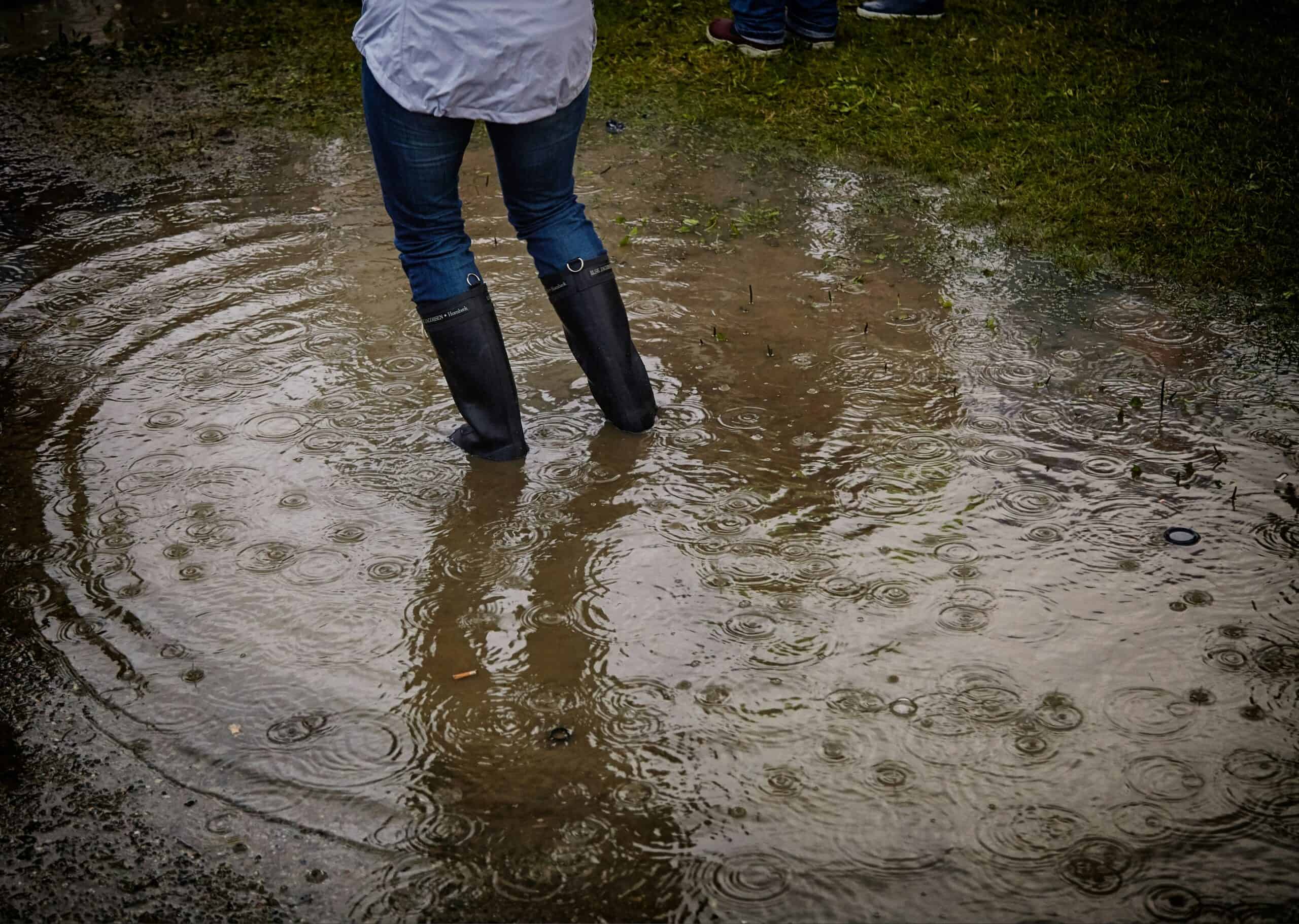 Person wearing boots.